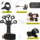 Adjustable Hand Grip Strengthener | Finger Exerciser & Hand Therapy Trainer | Grip Strength Trainer for Fitness, Rehabilitation & Arthritis Relief