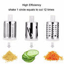 Multi-Functional Tabletop Drum Grater Manual Vegetable Cutter Slicer and Grater for Kitchen