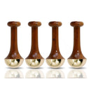 Kansa Wand Face & Foot Massager | Ayurvedic Bronze Massage Tool with Wooden Handle | For Face, Neck, Head & Body