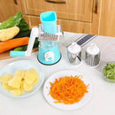 Multi-Functional Tabletop Drum Grater Manual Vegetable Cutter Slicer and Grater for Kitchen